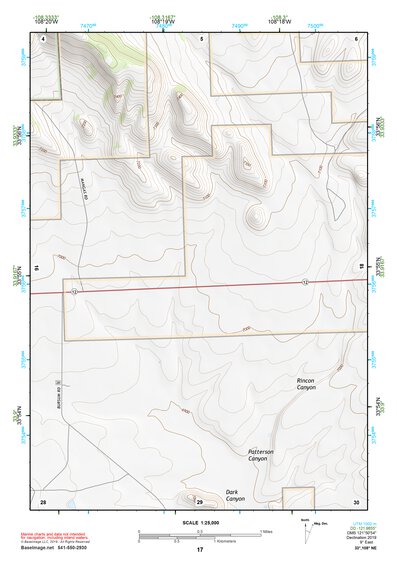 33108NE Page 17 Tularosa Mountains Topo Preview 1