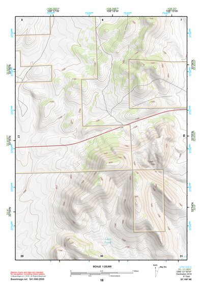 33108NE Page 18 Tularosa Mountains Topo Preview 1
