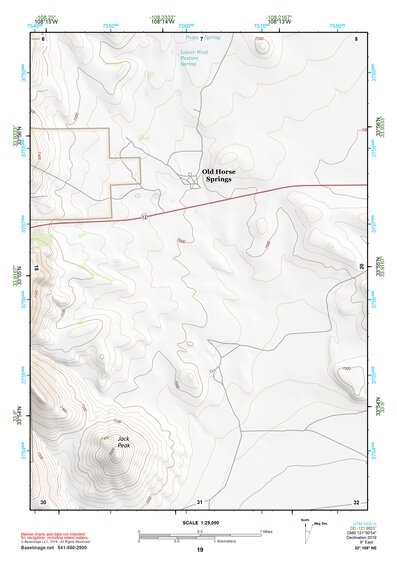 33108NE Page 19 Tularosa Mountains Topo Preview 1