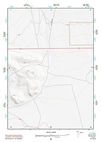 33108NE Page 20 Tularosa Mountains Topo Preview 1