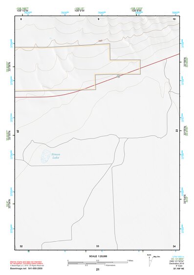 33108NE Page 21 Tularosa Mountains Topo Preview 1