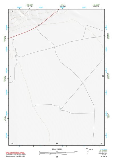 33108NE Page 22 Tularosa Mountains Topo Preview 1