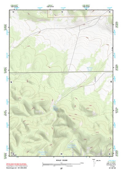 33108NE Page 27 Tularosa Mountains Topo Preview 1