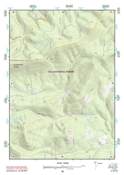 33108NE Page 38 Tularosa Mountains Topo Preview 1