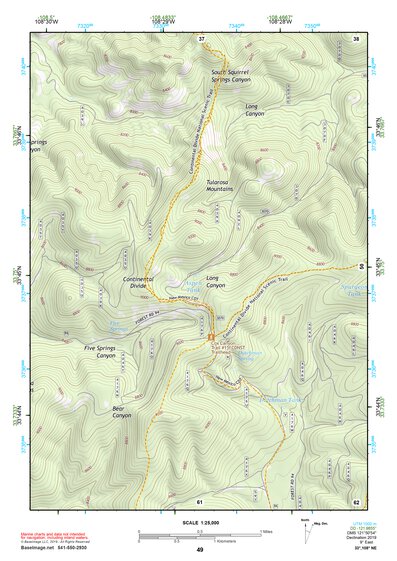 33108NE Page 49 Tularosa Mountains Topo Preview 1