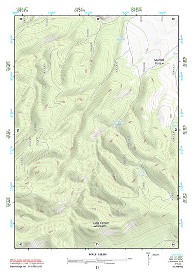 33108NE Page 51 Tularosa Mountains Topo Preview 1