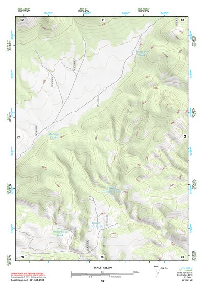 33108NE Page 63 Tularosa Mountains Topo Preview 1