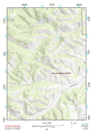 33108NE Page 64 Tularosa Mountains Topo Preview 1