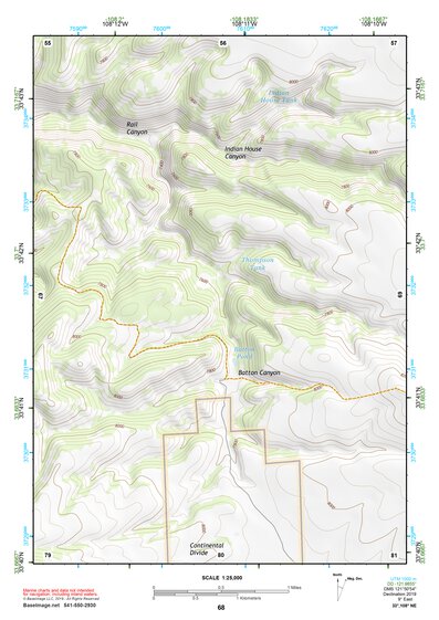 33108NE Page 68 Tularosa Mountains Topo Preview 1