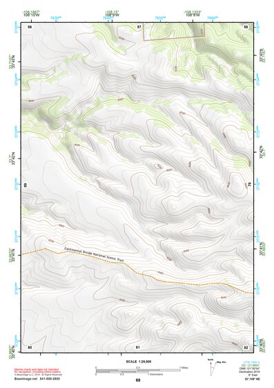 33108NE Page 69 Tularosa Mountains Topo Preview 1