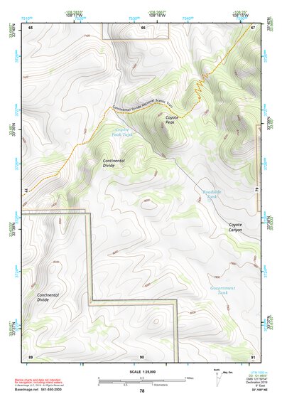 33108NE Page 78 Tularosa Mountains Topo Preview 1