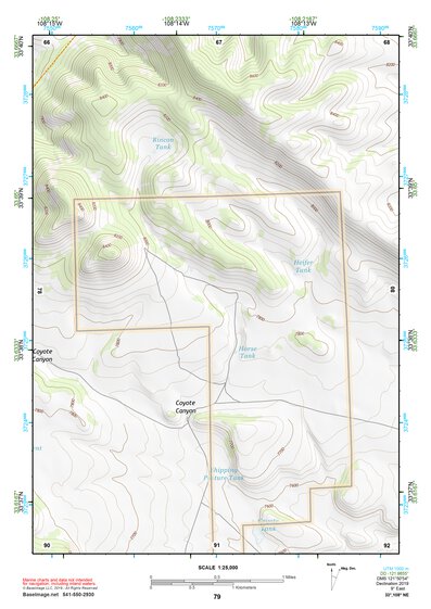 33108NE Page 79 Tularosa Mountains Topo Preview 1
