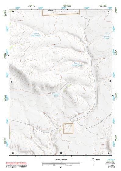 33108NE Page 80 Tularosa Mountains Topo Preview 1