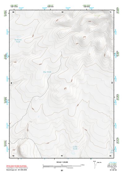 33108NE Page 81 Tularosa Mountains Topo Preview 1