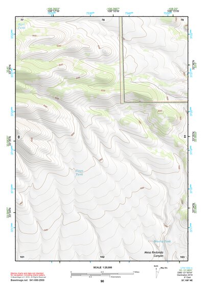 33108NE Page 90 Tularosa Mountains Topo Preview 1
