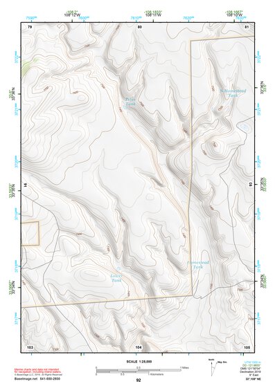 33108NE Page 92 Tularosa Mountains Topo Preview 1