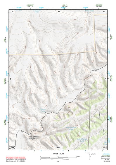 33108NE Page 94 Tularosa Mountains Topo Preview 1