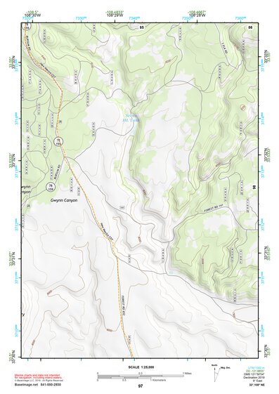 33108NE Page 97 Tularosa Mountains Topo Preview 1