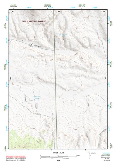 33108NE Page 103 Tularosa Mountains Topo Preview 1