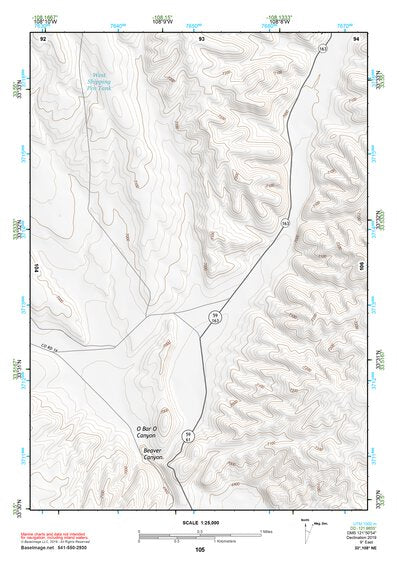 33108NE Page 105 Tularosa Mountains Topo Preview 1
