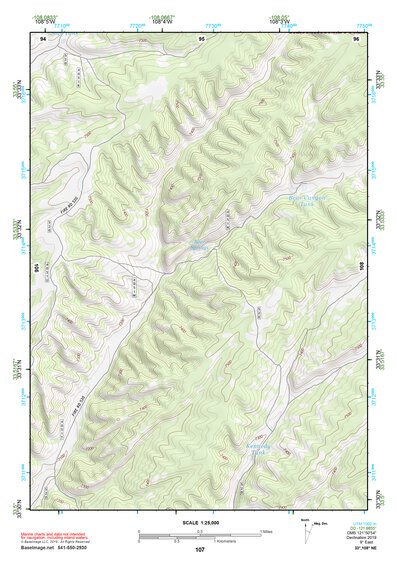 33108NE Page 107 Tularosa Mountains Topo Preview 1