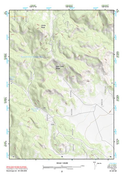 33108NW Page 2 Tularosa Mountains Topo Preview 1