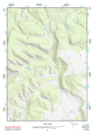 33108NW Page 5 Tularosa Mountains Topo Preview 1