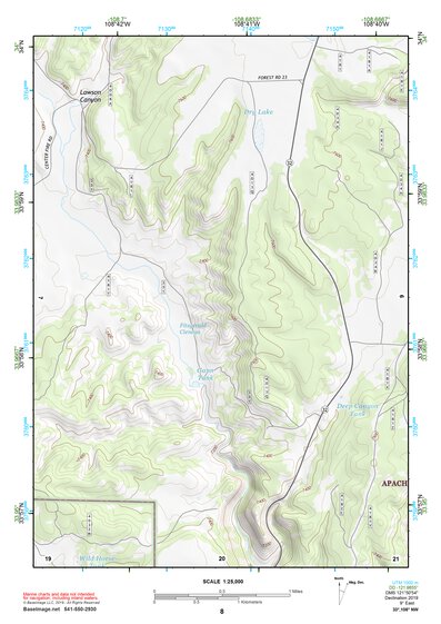 33108NW Page 8 Tularosa Mountains Topo Preview 1