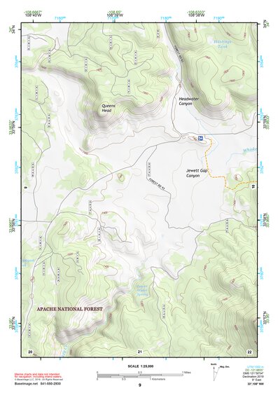 33108NW Page 9 Tularosa Mountains Topo Preview 1