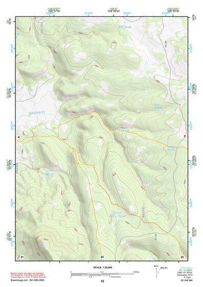33108NW Page 10 Tularosa Mountains Topo Preview 1