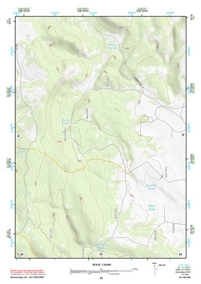 33108NW Page 11 Tularosa Mountains Topo Preview 1