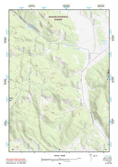 33108NW Page 14 Tularosa Mountains Topo Preview 1