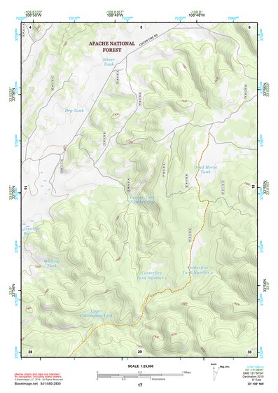 33108NW Page 17 Tularosa Mountains Topo Preview 1