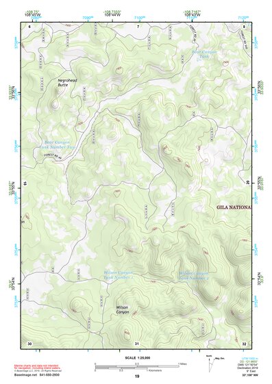 33108NW Page 19 Tularosa Mountains Topo Preview 1