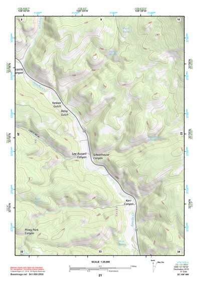 33108NW Page 21 Tularosa Mountains Topo Preview 1