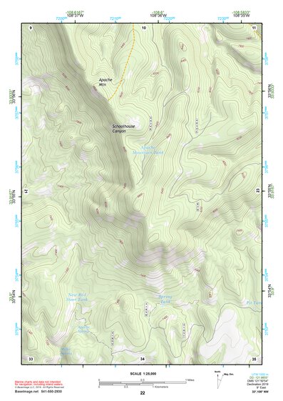 33108NW Page 22 Tularosa Mountains Topo Preview 1