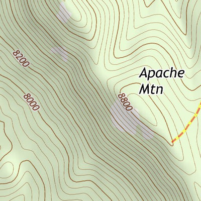 33108NW Page 22 Tularosa Mountains Topo Preview 3