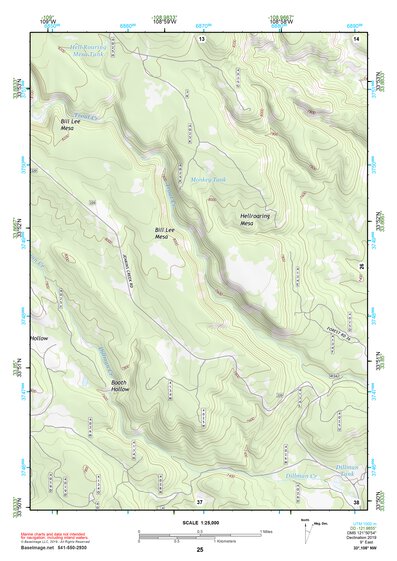 33108NW Page 25 Tularosa Mountains Topo Preview 1