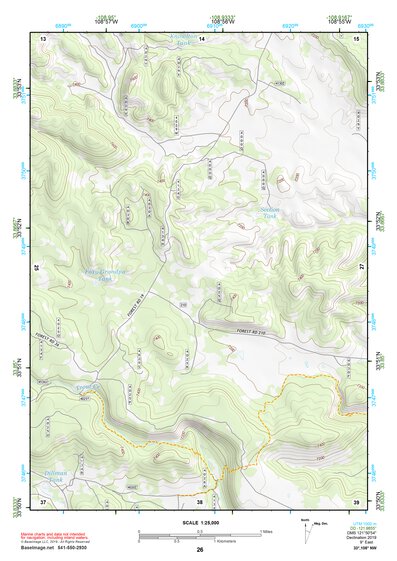 33108NW Page 26 Tularosa Mountains Topo Preview 1