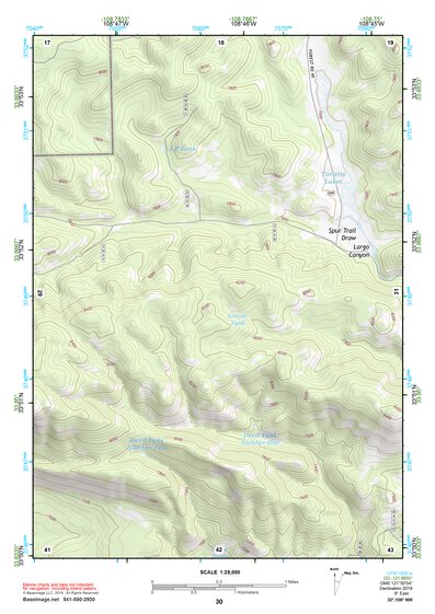 33108NW Page 30 Tularosa Mountains Topo Preview 1
