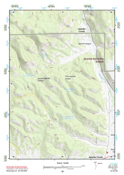 33108NW Page 33 Tularosa Mountains Topo Preview 1