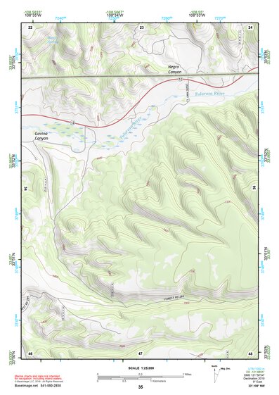 33108NW Page 35 Tularosa Mountains Topo Preview 1