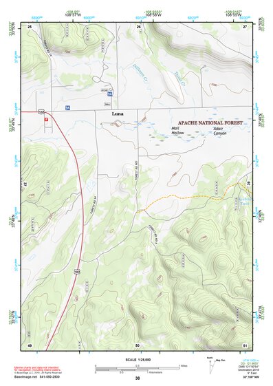 33108NW Page 38 Tularosa Mountains Topo Preview 1