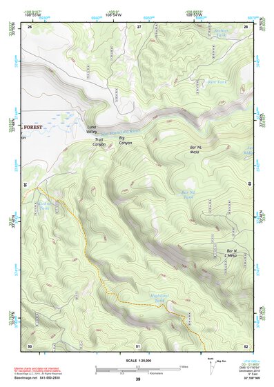 33108NW Page 39 Tularosa Mountains Topo Preview 1