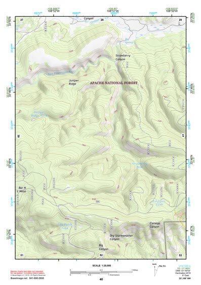 33108NW Page 40 Tularosa Mountains Topo Preview 1