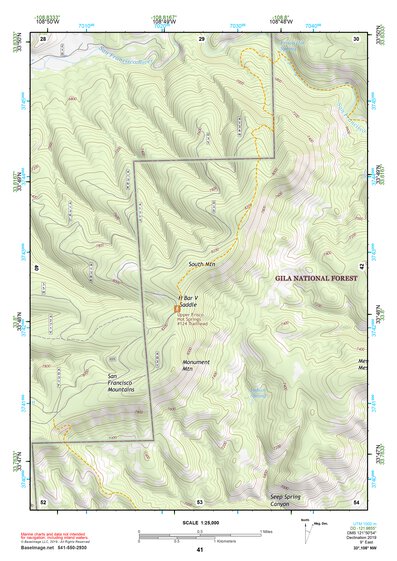 33108NW Page 41 Tularosa Mountains Topo Preview 1