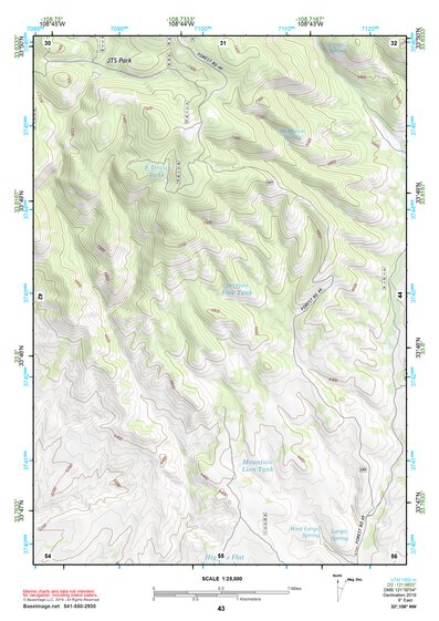 33108NW Page 43 Tularosa Mountains Topo Preview 1