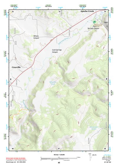 33108NW Page 45 Tularosa Mountains Topo Preview 1