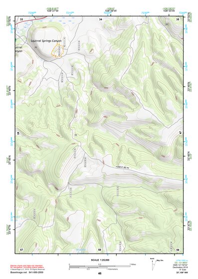 33108NW Page 46 Tularosa Mountains Topo Preview 1