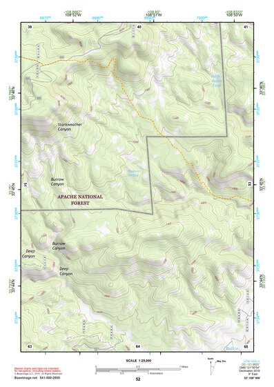 33108NW Page 52 Tularosa Mountains Topo Preview 1